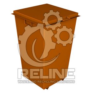 Контейнер для ТПВ 500л металевий