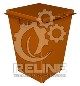 Сміттєвий контейнер 250л металевий