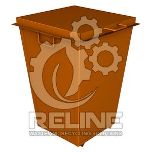 Сміттєвий контейнер 250л металевий